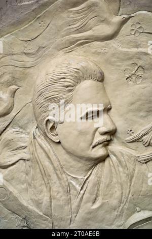 Dettaglio del monumento al Pakistan a Islamabad Foto Stock