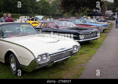 North West casual Classic's Car Club evento tenutosi presso il Burtonwood Heritage Centre di Warrington, nel settembre 2023 Foto Stock