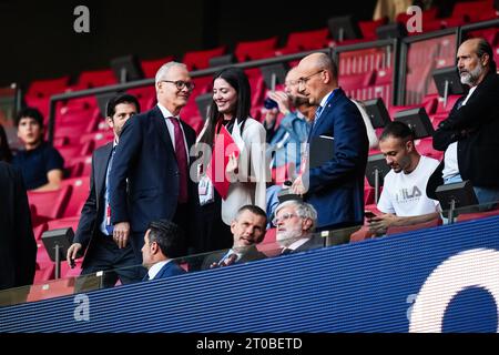 Madrid, Spagna. 4 ottobre 2023. Madrid - Giorgio Marchetti durante la seconda tappa della fase a gironi di UEFA Champions League tra Atletico Madrid e Feyenoord all'Estadio Metropolitano il 4 ottobre 2023 a Madrid, in Spagna. Credito: Immagini da Box a Box/Alamy Live News Foto Stock