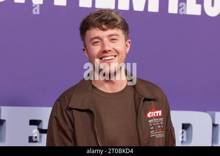 Londra, Regno Unito. 5 ottobre 2023. Roman Kemp partecipa AL BIKERIDERS - 67° BFI London Film Festival Red Carpet Arrivals al Southbank Centre, Royal Festival Hall di Londra. Crediti: S.A.M./Alamy Live News Foto Stock