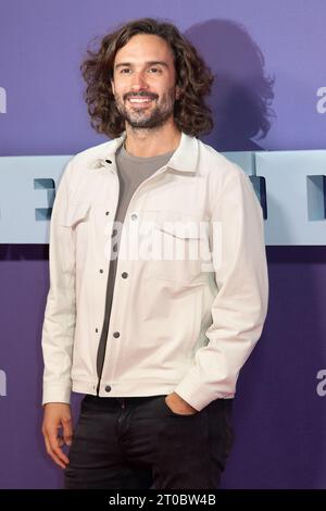 Londra, Regno Unito. 5 ottobre 2023. Nella foto: Joe Wicks partecipa al Headline Gala per "The Bikeriders" al 66° BFI London Film Festival alla Royal Festival Hall di Southbank. Credito: Justin ng/Alamy Live News Foto Stock