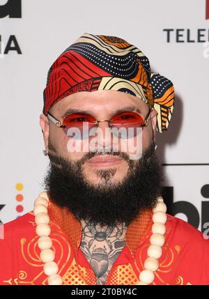 Coral Gables, Florida, USA. 5 ottobre 2023. Farruko al Billboard Latin Music Awards 2023 al Wasco Center di Coral Gables, Florida, il 5 ottobre 2023. Crediti: Mpi04/Media Punch/Alamy Live News Foto Stock