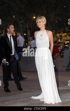 Nicky Hilton Rothschild è visto arrivare al Gala autunnale del New York City Ballet del 2023 che celebra il 75 ° anniversario del New York City Ballet al David H. Koch Theatre al Lincoln Center il 5 ottobre 2023 a New York City. Credito: Brazil Photo Press/Alamy Live News Foto Stock