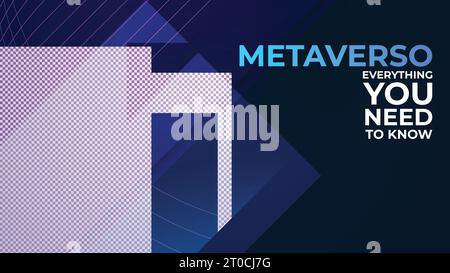 design orizzontale verticale del colore sfumato delle miniature della copertina di youtube Illustrazione Vettoriale