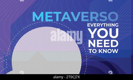 orizzontale verticale dimensione copertina di youtube miniatura colore sfumatura disegno astratto Illustrazione Vettoriale