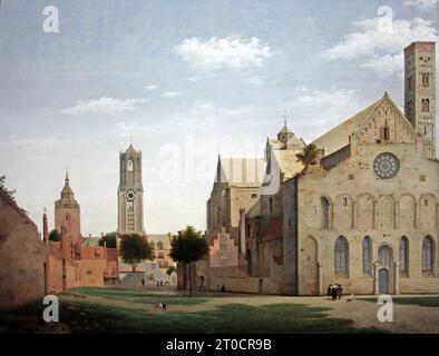 Veduta della Chiesa di Santa Maria a Utrecht (1662) Pieter Jansz Saenredam (1597-1665) pittore olandese del secolo d'oro Foto Stock