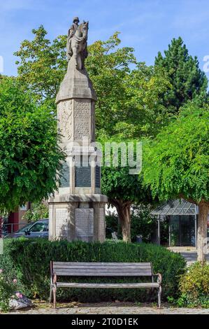 Memoriale di guerra, Bad Groenenenbach, Baviera, Germania Foto Stock