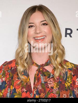 Westwood, California, USA. 5 ottobre 2023. Emily VanCamp. Los Angeles Premiere della vittima di Miranda al Regency Bruin Theatre. Copyright fotografico: XBillyxBennight/AdMediax/MediaPunchx credito: Imago/Alamy Live News Foto Stock
