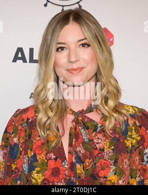 Westwood, California, USA. 5 ottobre 2023. Emily VanCamp. Los Angeles Premiere della vittima di Miranda al Regency Bruin Theatre. Copyright fotografico: XBillyxBennight/AdMediax/MediaPunchx credito: Imago/Alamy Live News Foto Stock