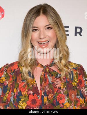 Westwood, California, USA. 5 ottobre 2023. Emily VanCamp. Los Angeles Premiere della vittima di Miranda al Regency Bruin Theatre. Copyright fotografico: XBillyxBennight/AdMediax/MediaPunchx credito: Imago/Alamy Live News Foto Stock