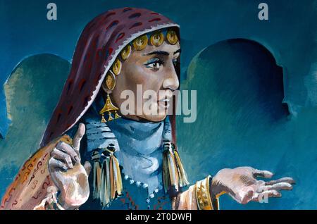 Beduina storie di arabi da racconti orientale Foto Stock