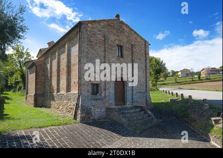 Monteleone di fermo (Italia, Marche - provincia di fermo) Chiesa della Misericordia Foto Stock