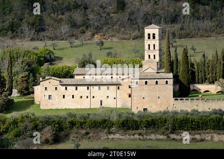 Ferentillo (Umbria - TR), abbazia di San Pietro in Valle Foto Stock