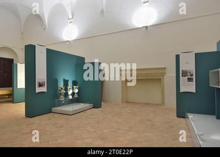 Urbania (Marche - PU), Palazzo Ducale, sala d'onore Foto Stock