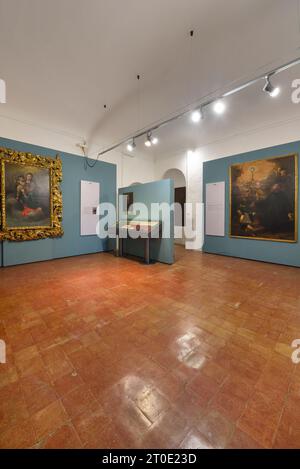 Urbania (Marche - PU), Palazzo Ducale, sala Federico Barocci Foto Stock