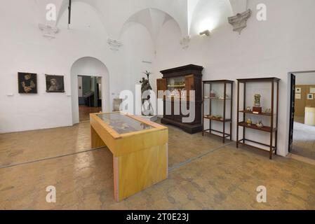 Urbania (Marche - PU), Palazzo Ducale, sala della ceramica Durantina Foto Stock