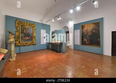 Urbania (Marche - PU), Palazzo Ducale, sala Federico Barocci Foto Stock