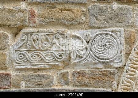 Falerone (Italia, Marche, provincia di fermo), chiesa romanica di San Paolino Foto Stock