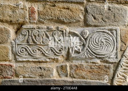 Falerone (Italia, Marche, provincia di fermo), chiesa romanica di San Paolino Foto Stock