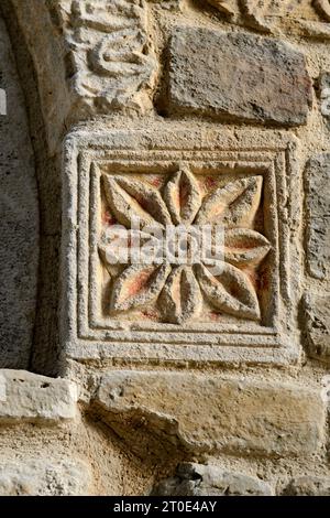 Falerone (Italia, Marche, provincia di fermo), chiesa romanica di San Paolino Foto Stock