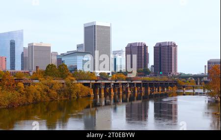 Paesaggio di Richmond, Virginia, Stati Uniti d'America Foto Stock