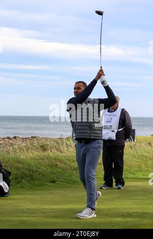 Kingsbarns Fife, Regno Unito. 6 ottobre 2023. Al Dunhill Links Championship Ruud Gullet si trasferisce alle 16 (Photo Credit: David Mollison/Alamy Live News Foto Stock