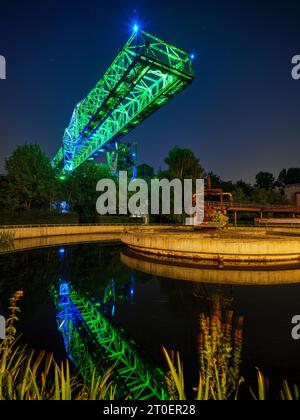 Nel parco paesaggistico Duisburg Nord Foto Stock