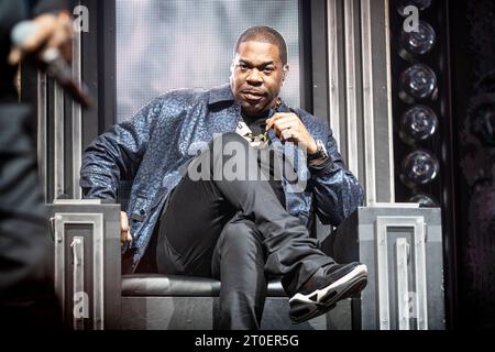 Oslo, Norvegia. 4 ottobre 2023. Il rapper statunitense busta Rhymes esegue un concerto dal vivo durante l'Oslo Spektrum di Oslo. (Foto: Gonzales Photo - Terje Dokken). Foto Stock