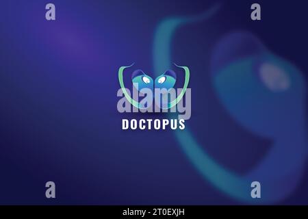 l'epico club di caccia dei mostri animali esporta il moderno vettore astratto con logo colorato sfumato Illustrazione Vettoriale