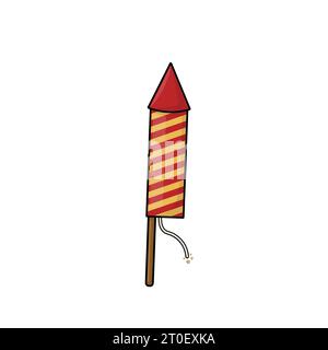Festival e tema per feste in stile cartoni animati. Illustrazione vettoriale Illustrazione Vettoriale