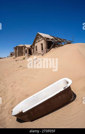 Kolmannskuppe, città fantasma vicino a Lüderitz, Namibia, Africa Foto Stock