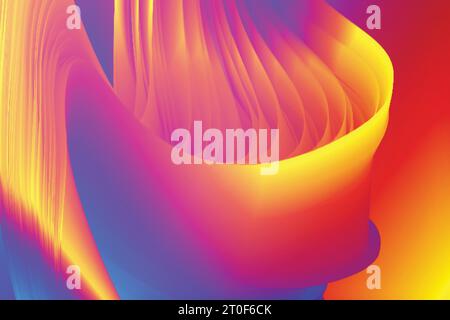 astratto misto eccessivamente sfumato colorato creativo moderno ondulato disegno vettoriale fluido disegno di sfondo Illustrazione Vettoriale