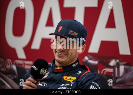 DOHA,QATAR.6 ottobre 2023 MAX VERSTAPPEN (NLD) Red Bull Racing .AHMAD AL-SHEHAB/Alamy Live News. Foto Stock