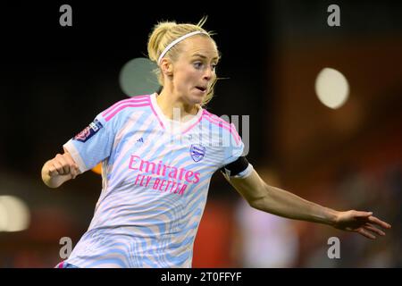 Leigh, Regno Unito. 6 ottobre 2023. Stina Blackstenius dell'Arsenal Women durante il Barclays fa Women's Super League Match al Leigh Sports Village, Leigh. Il credito fotografico dovrebbe leggere: Ben Roberts/Sportimage Credit: Sportimage Ltd/Alamy Live News Foto Stock