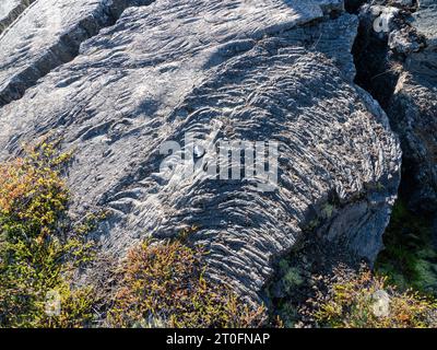 Lava del 1724 Mývatn spara eruzione, Islanda Foto Stock