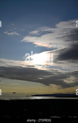 Vista dalla centrale nucleare di Torness Foto Stock