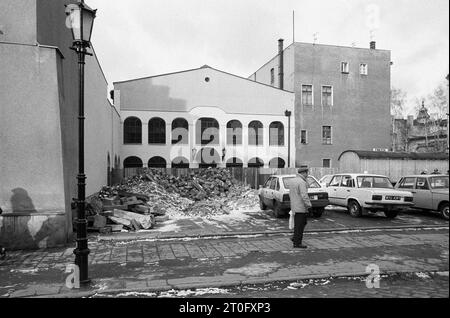 Swidnica, dolnoslaskie, vita quotidiana, architettura, archivio, storico, Polska, foto Kazimierz Jurewicz Foto Stock