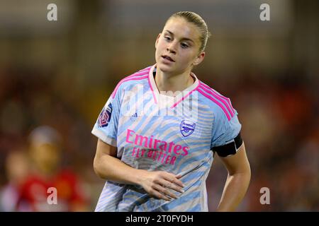 Leigh, Regno Unito. 6 ottobre 2023. Alessia Russo dell'Arsenal Women durante la partita di Barclays fa Women's Super League al Leigh Sports Village di Leigh. Il credito fotografico dovrebbe leggere: Ben Roberts/Sportimage Credit: Sportimage Ltd/Alamy Live News Foto Stock