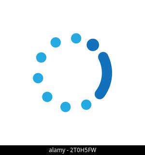 logo i letter, concetto iniziale del logo con punto, icona creativa, moderno, unico, vettoriale Illustrazione Vettoriale