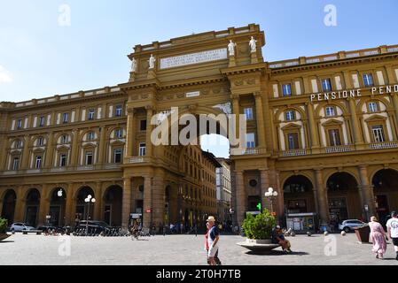 Firenze, Italia. 17 settembre 2023. Il centro storico della città storica di Firenze in Toscana. Foto di alta qualità Foto Stock