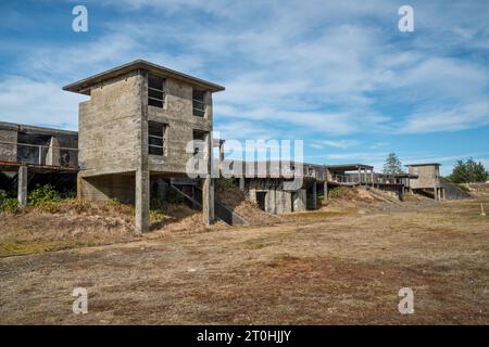 West Battery, 1898, Fort Stevens State Historical Site, Oregon, Stati Uniti Foto Stock