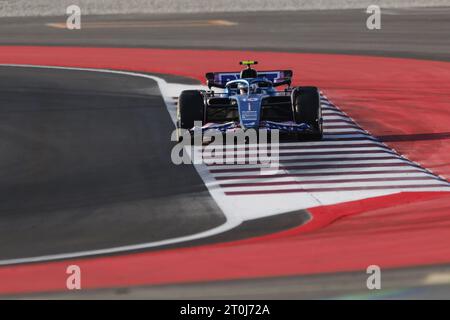 Repinted Curb, vibreur, Turn T12 T13 10 GASLY Pierre (fra), Alpine F1 Team A523, azione durante il Gran Premio di Formula 1 Qatar 2023, 17° round del Campionato Mondiale di Formula 1 2023 dal 6 all'8 ottobre 2023 sul Lusail International Circuit, a Doha, Qatar Foto Stock