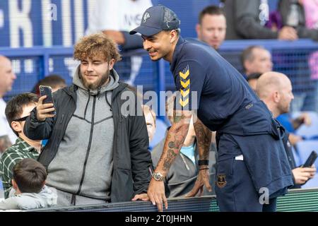 DELE Alli #20 dell'Everton F.C durante la partita di Premier League tra Everton e Bournemouth a Goodison Park, Liverpool, sabato 7 ottobre 2023. (Foto: Mike Morese | mi News) crediti: MI News & Sport /Alamy Live News Foto Stock