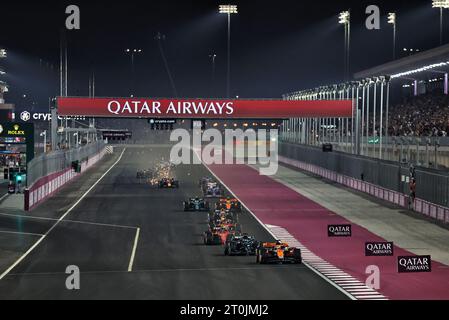 Doha, Qatar. 7 ottobre 2023. Formula 1 World Championship, Rd 18, Qatar Grand Prix, sabato 7 ottobre 2023. Doha, Qatar. Crediti: James Moy/Alamy Live News Foto Stock