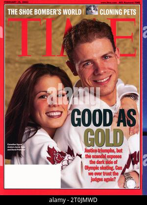 Vintage 'Time' Magazine 25 febbraio 2002 copertina, USA Foto Stock