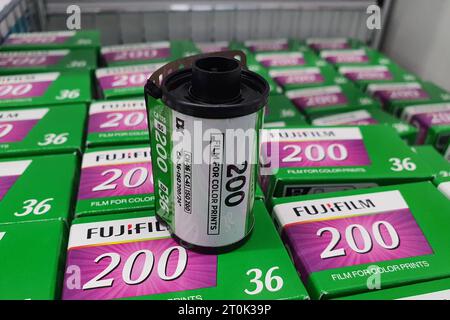 Fuji Negativ Film Hamburg Hamburg Deutschland *** Fuji negative Film Hamburg Germany Copyright: XLobeca/RHx Credit: Imago/Alamy Live News Foto Stock