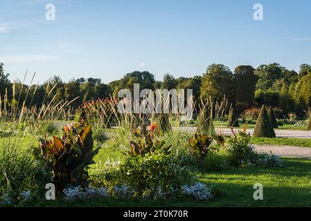 Augarten Park, il più antico parco barocco della città situato nel quartiere Leopoldstadt, Vienna, Austria Foto Stock