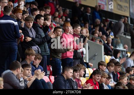 York, Regno Unito, 7 ottobre 2023, Supporters, Credit Aaron Badkin Credit: Aaron Badkin/Alamy Live News Foto Stock