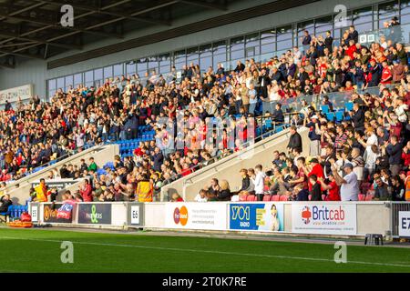 York, Regno Unito, 7 ottobre 2023, Supporters, Credit Aaron Badkin Credit: Aaron Badkin/Alamy Live News Foto Stock