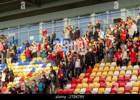 York, Regno Unito, 7 ottobre 2023, Supporters, Credit: Aaron Badkin/Alamy Live News Foto Stock